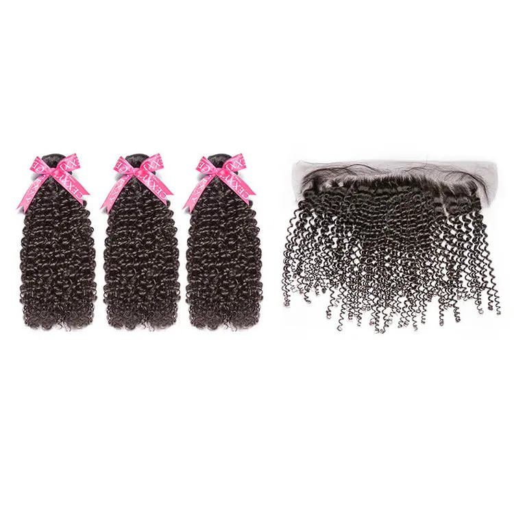 CEXXY Luxury Series Virgin Hair Kinky Curly Bundle Deal