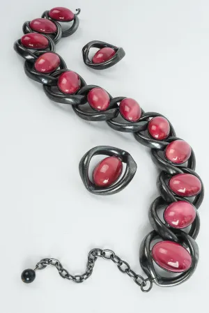 Chain Choker & Earring Set