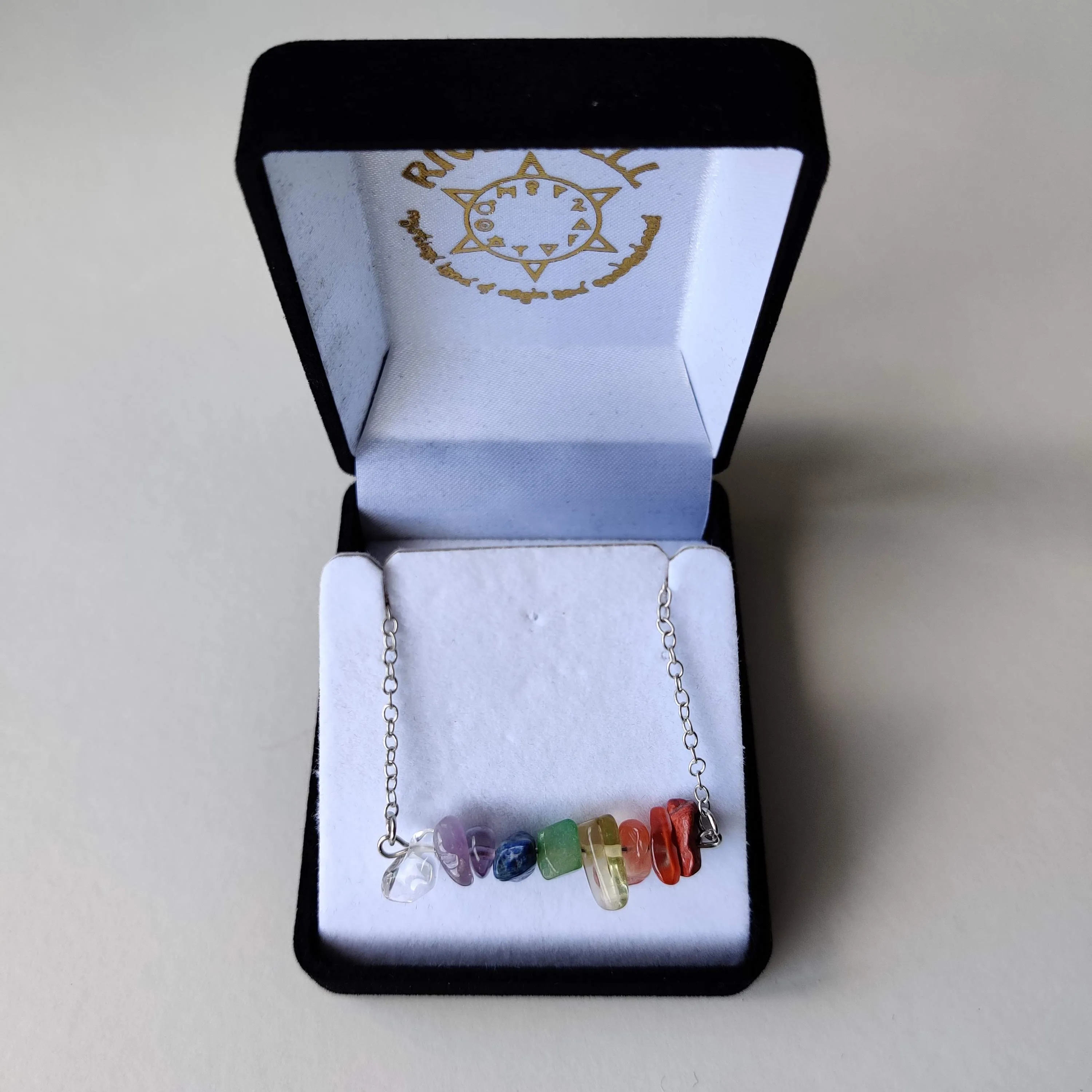 Chakra Precious Crystal Necklace