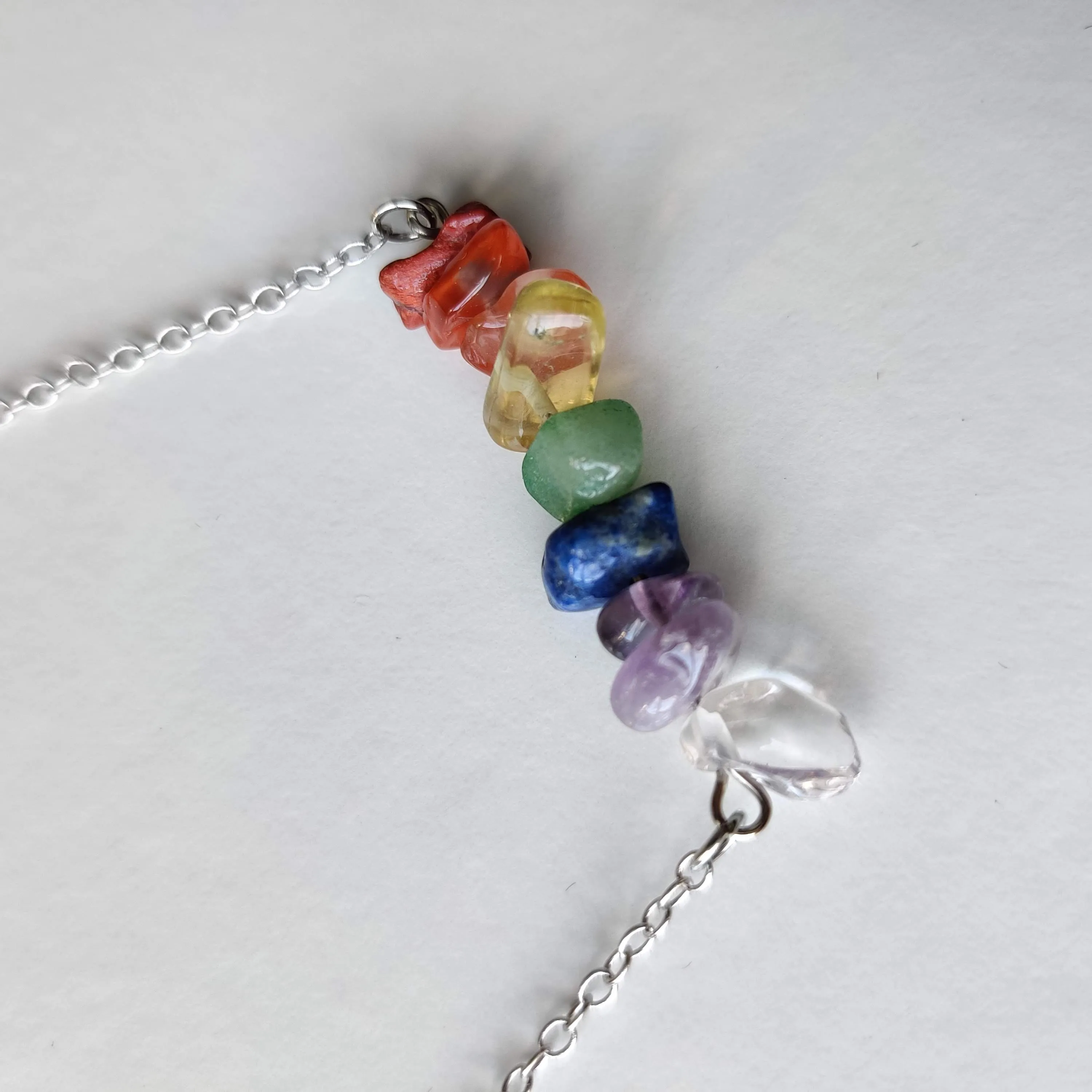 Chakra Precious Crystal Necklace