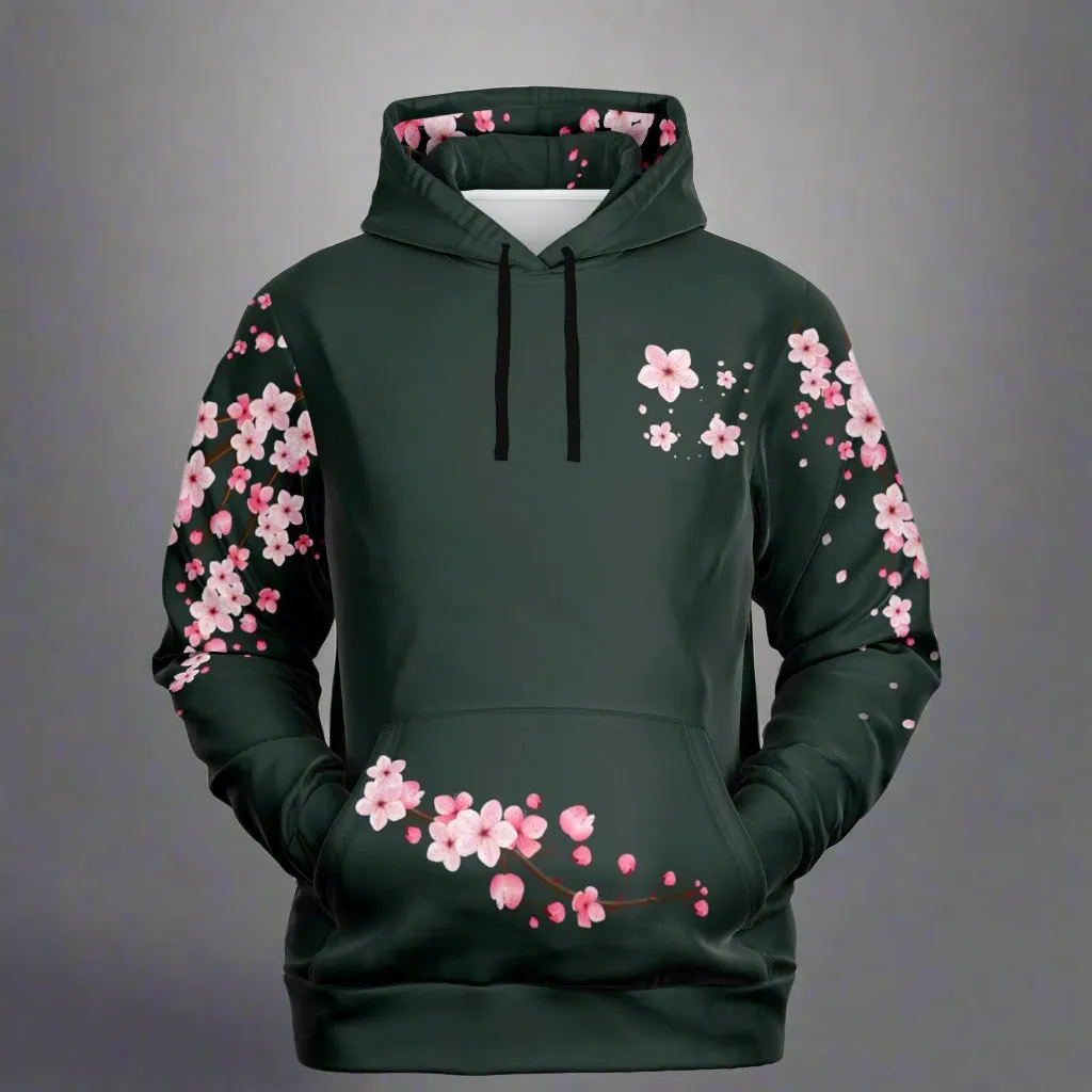 Charcoal Blossom Hoodie