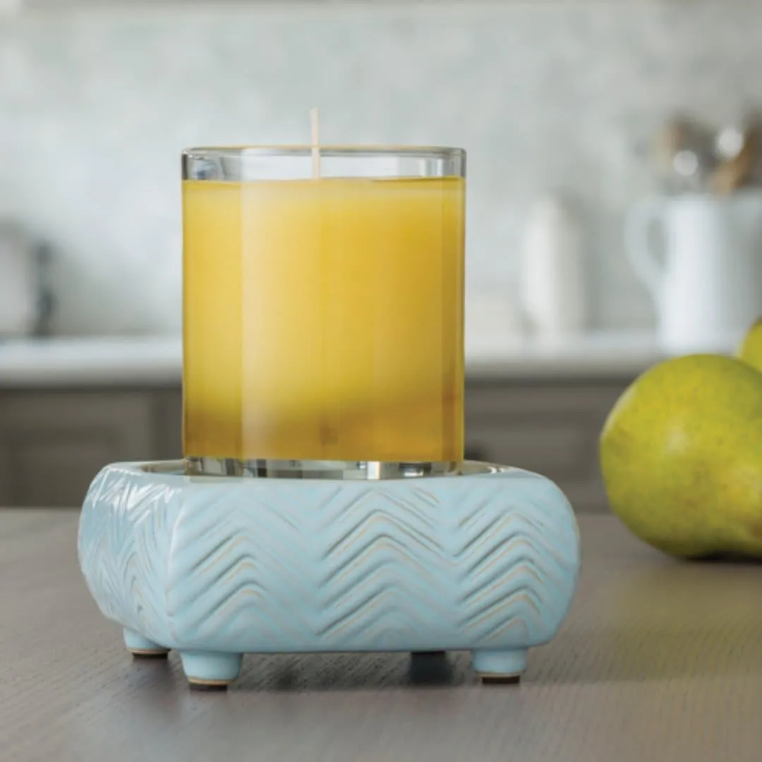 Chevron 2-in-1 Classic Fragrance Warmer in Blue