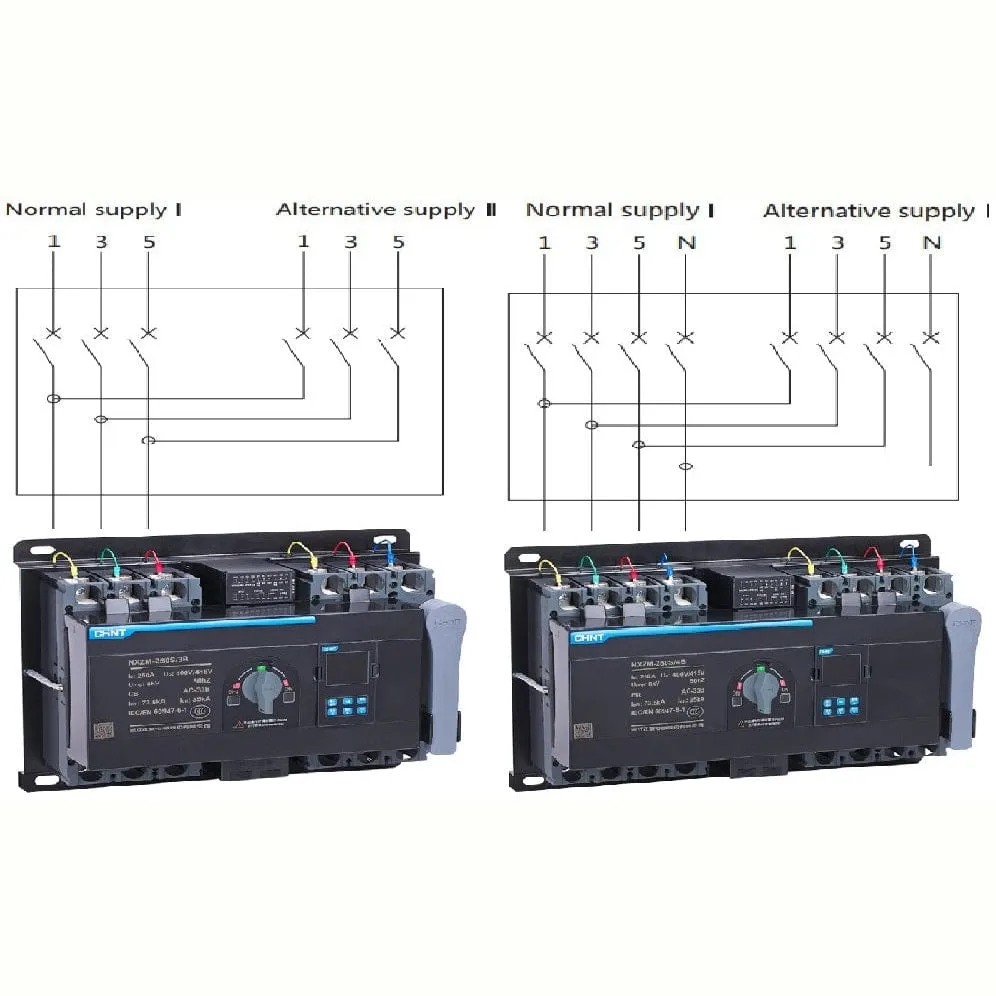 Chint 800A Automatic Transfer Switch - NXZM-800S/4B