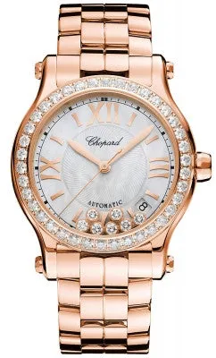 Chopard - Happy Sport Automatic - Round Medium 36mm - Rose gold