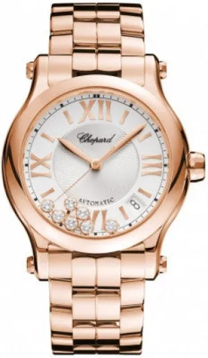 Chopard - Happy Sport Automatic - Round Medium 36mm - Rose gold