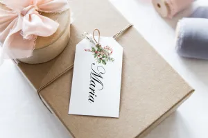 Christmas Gift Tag Template - Candy Cane