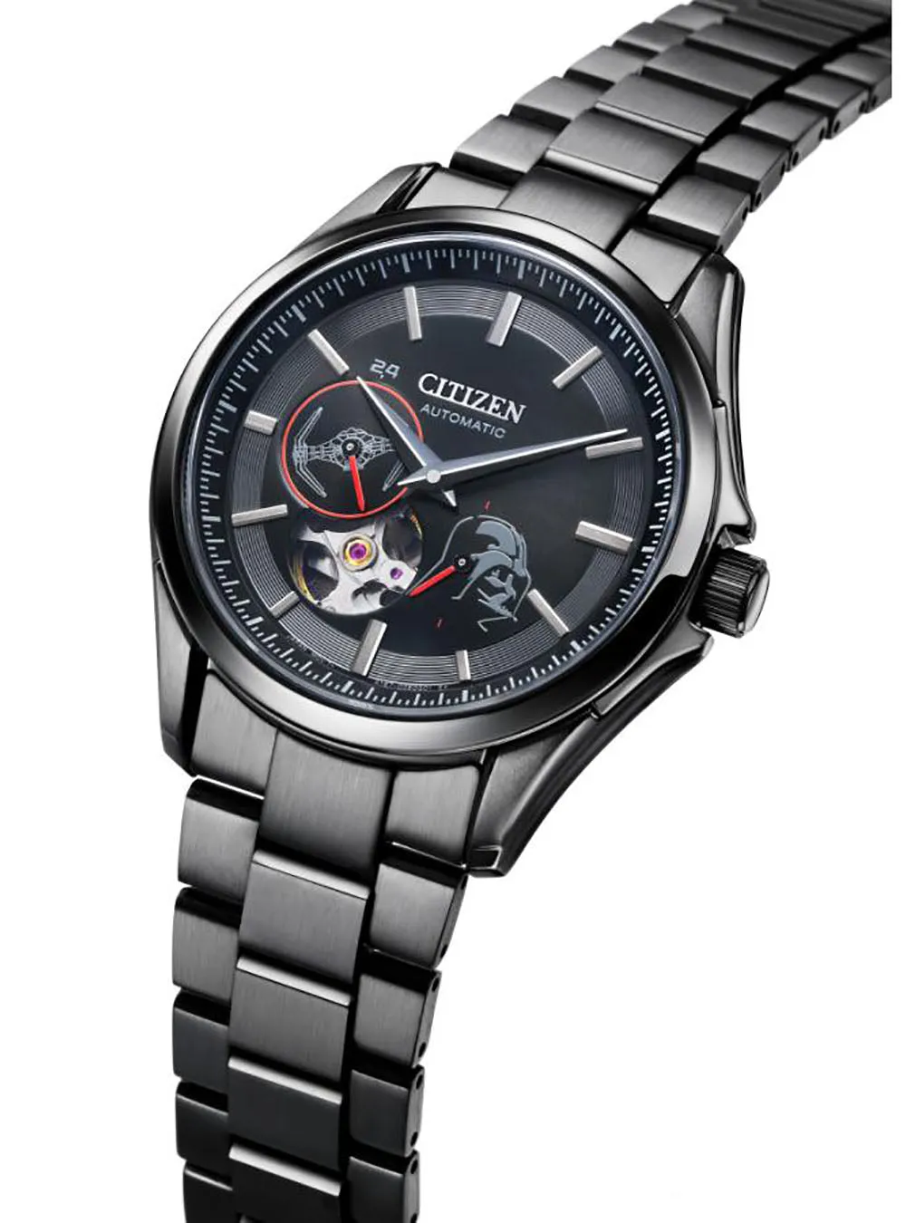 CITIZEN COLLACTION WATCH MACHANICAL "DARTH VADER" NP1015-66E JAPAN MOV'T JDM