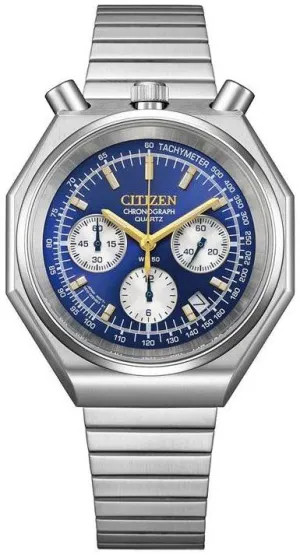 Citizen Record Label X MOVE Retro Octagon Chronograph Tsuno Chrono Custom Bullhead AN3700-71L - PREORDER