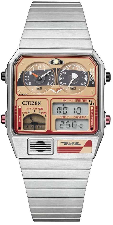 Citizen X Japan Railway Ueno Station 140th Anniversary "485 Series Limited Express Hitachi Model" ANA-DIGI TEMP Limited Edition JG2149-63W - PREORDER