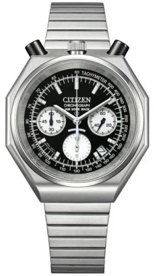 Citizen X JHM JAM HOME MADE Retro Octagon Chronograph "Tsunokurono Panda 2" Tsuno Chrono Bullhead JCZ003 - PREORDER