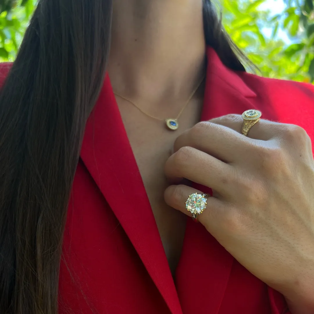 Classic Cushion Engagement Ring