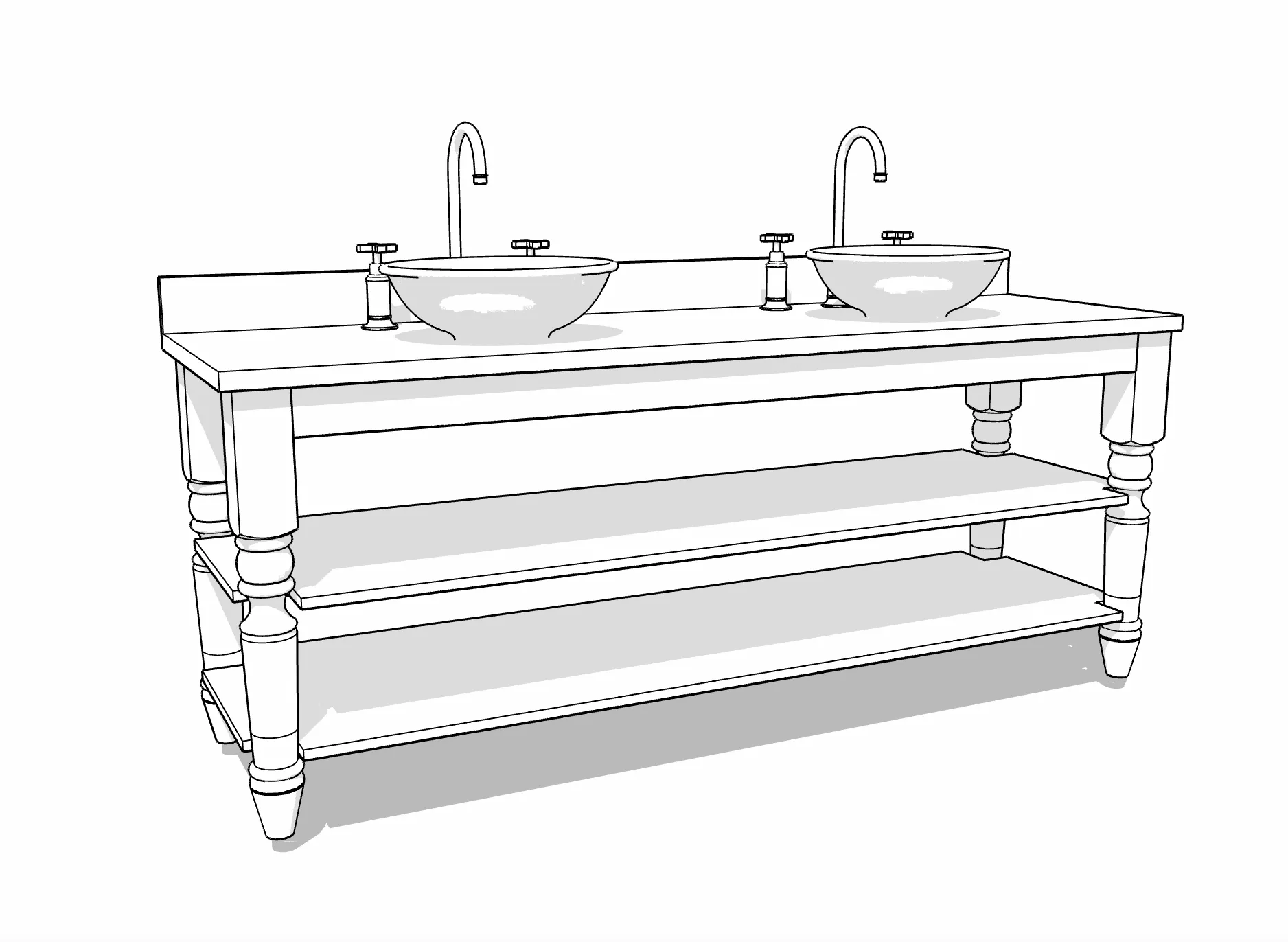 Classic Vanity Unit