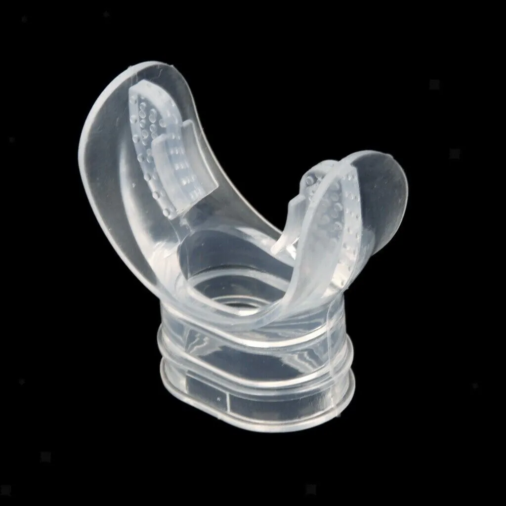 Clear Mouth Piece Scuba Diving & Snorkel Bite 2nd Stage Regulator ships from USA