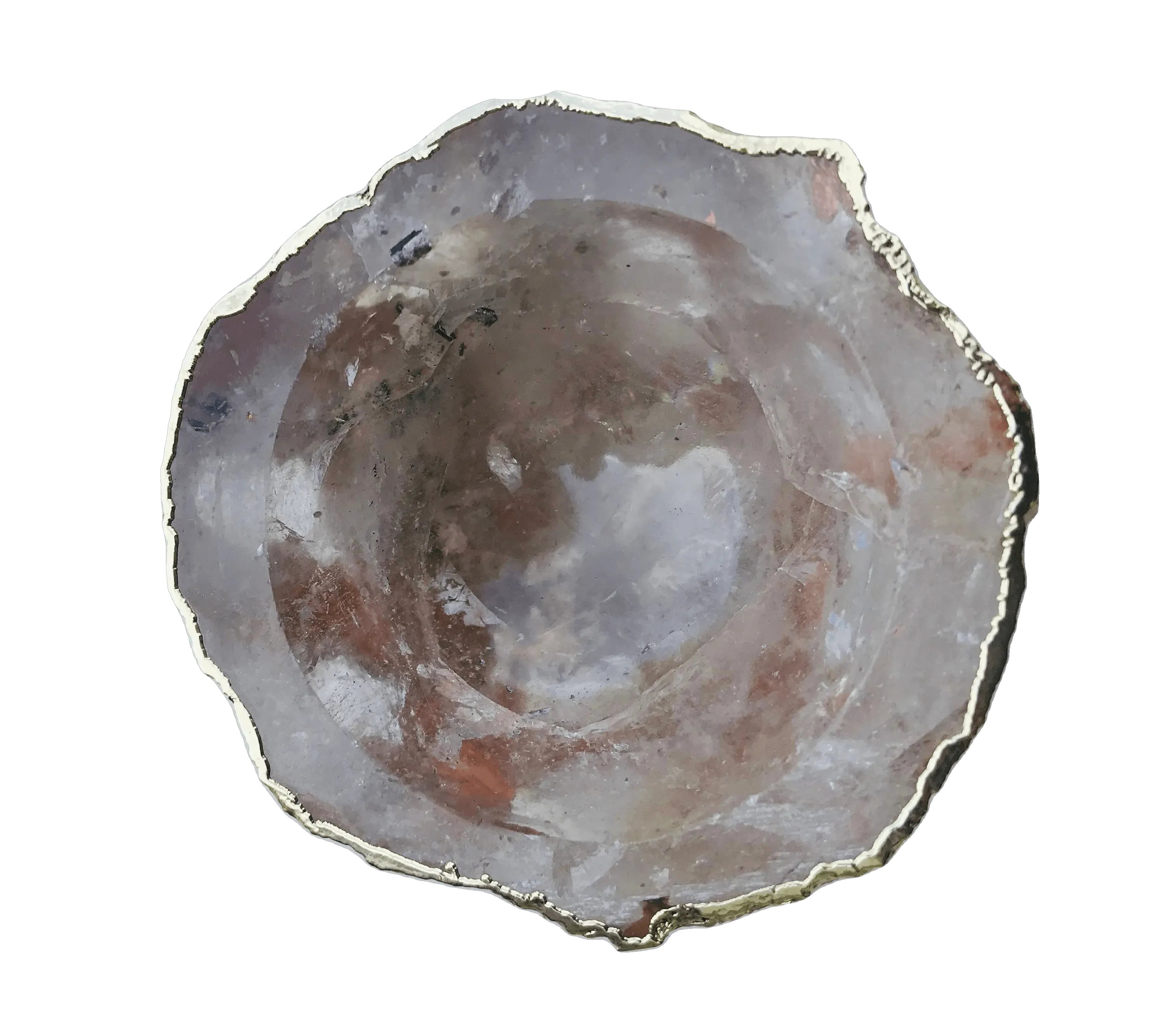 Clear Quartz Crystal Jewelry Bowl