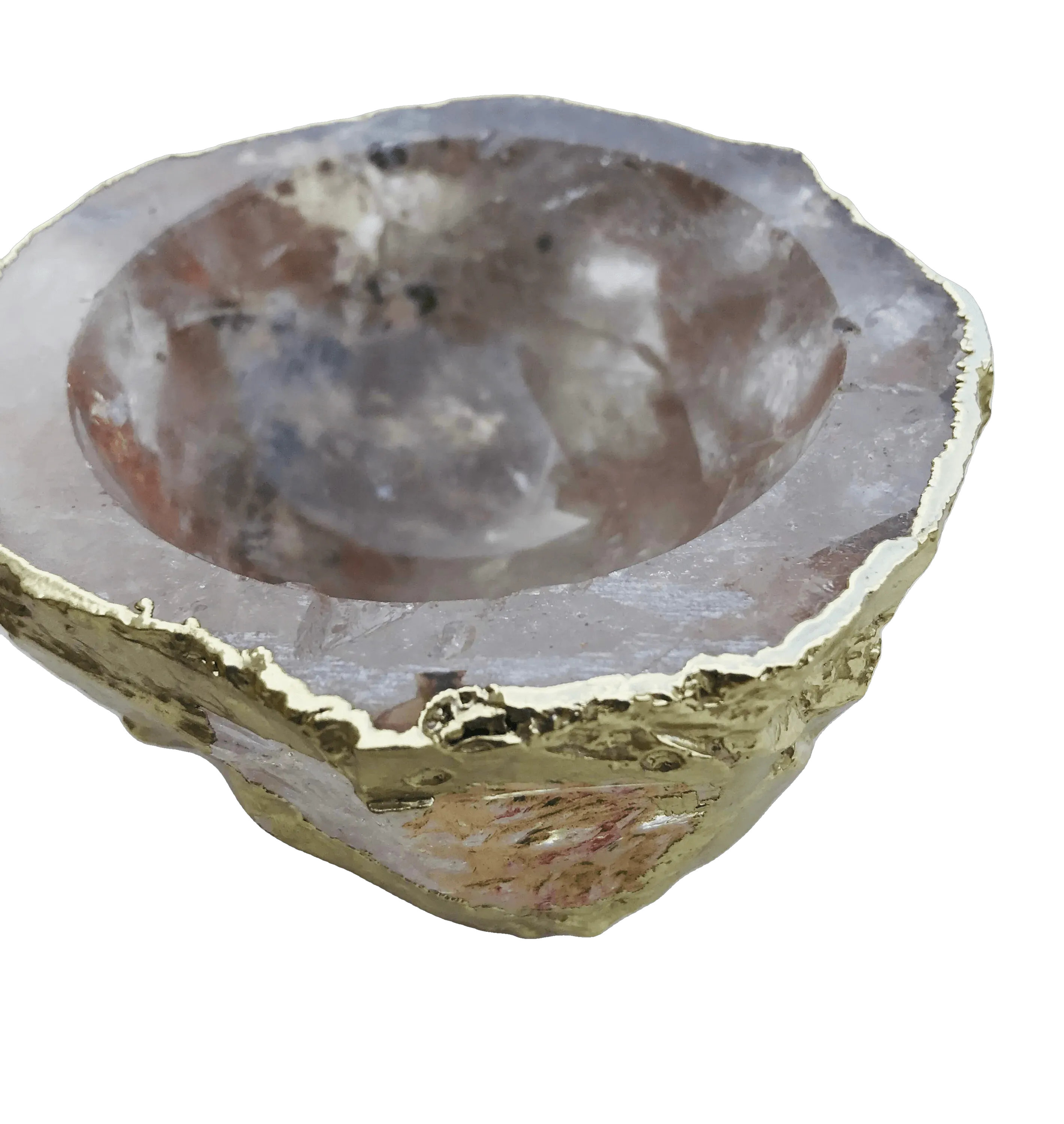 Clear Quartz Crystal Jewelry Bowl