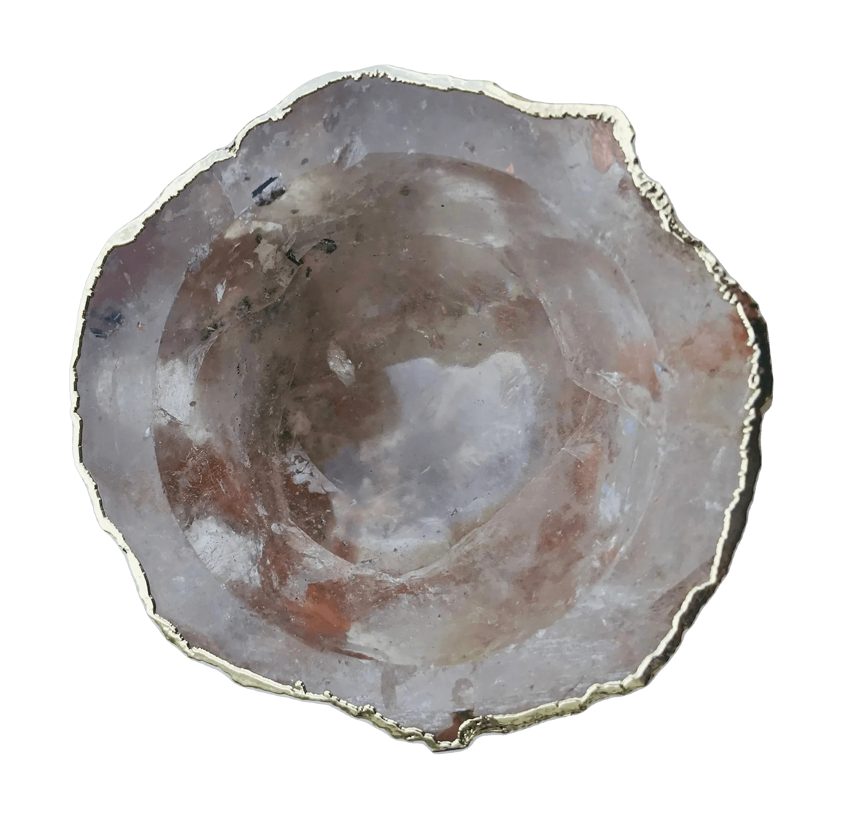 Clear Quartz Crystal Jewelry Bowl