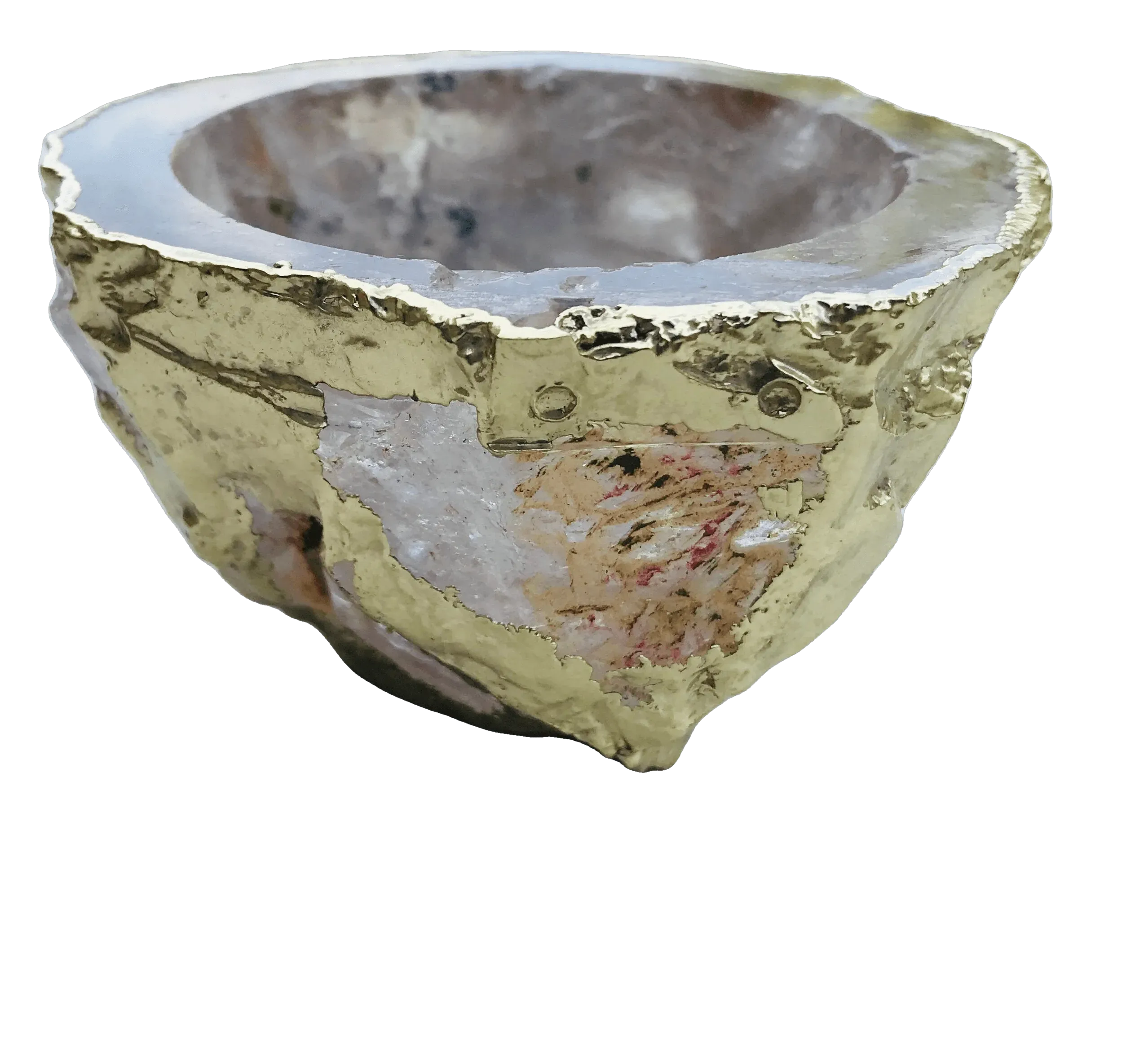 Clear Quartz Crystal Jewelry Bowl