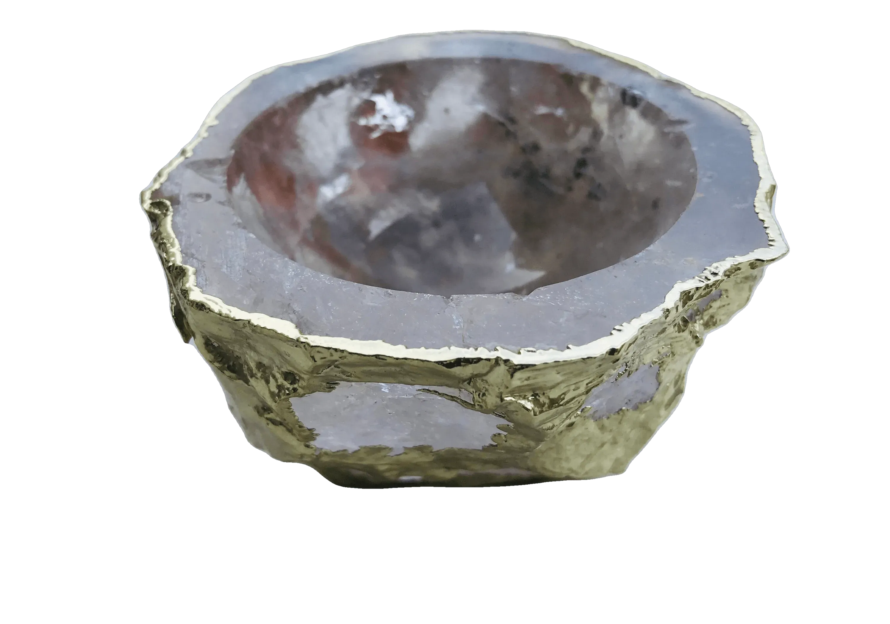 Clear Quartz Crystal Jewelry Bowl