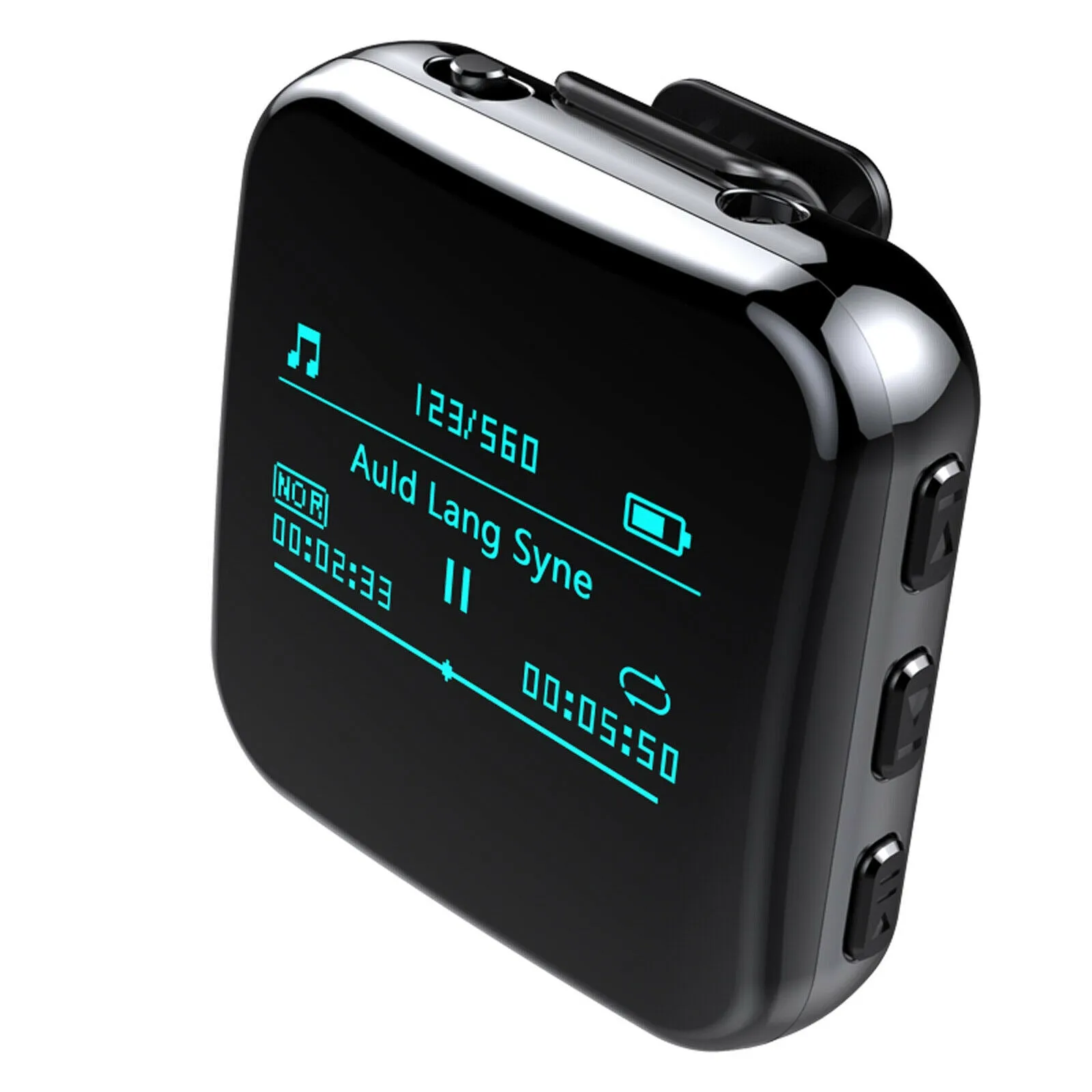 Clip-On Bluetooth MP3 Player 8GB Digital Voice Recorder Noise Reduction