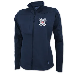 Coast Guard Seal Ladies Flash Performance Knit Jacket
