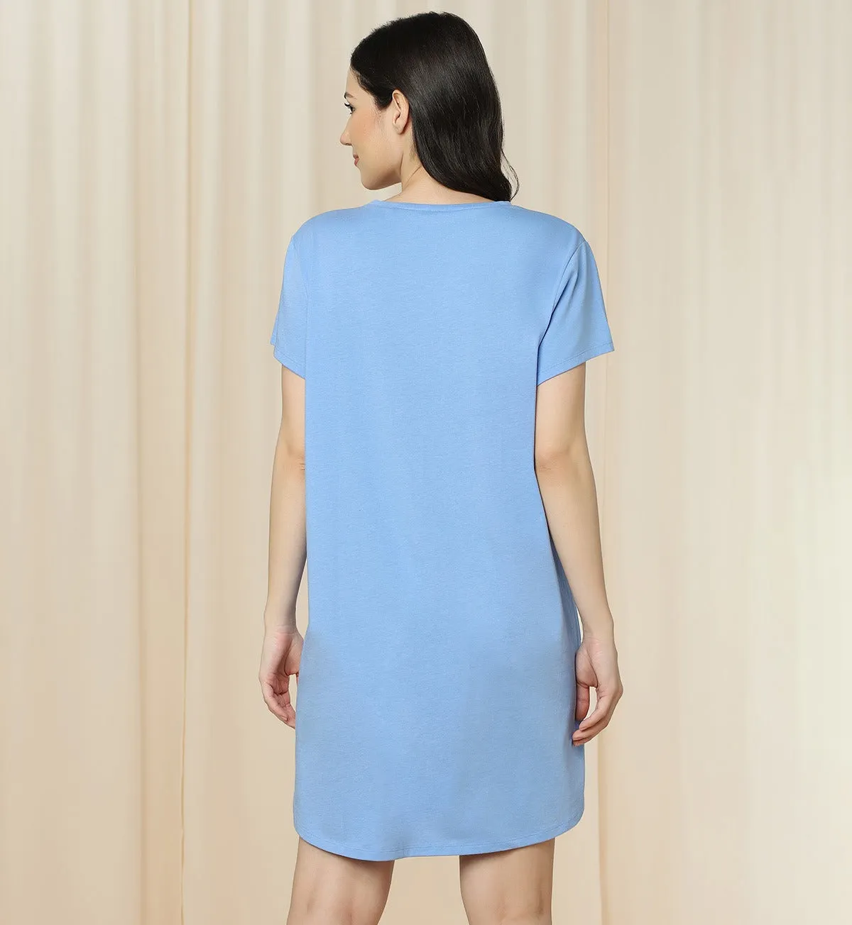 Colorblocked Knitted Nightdress