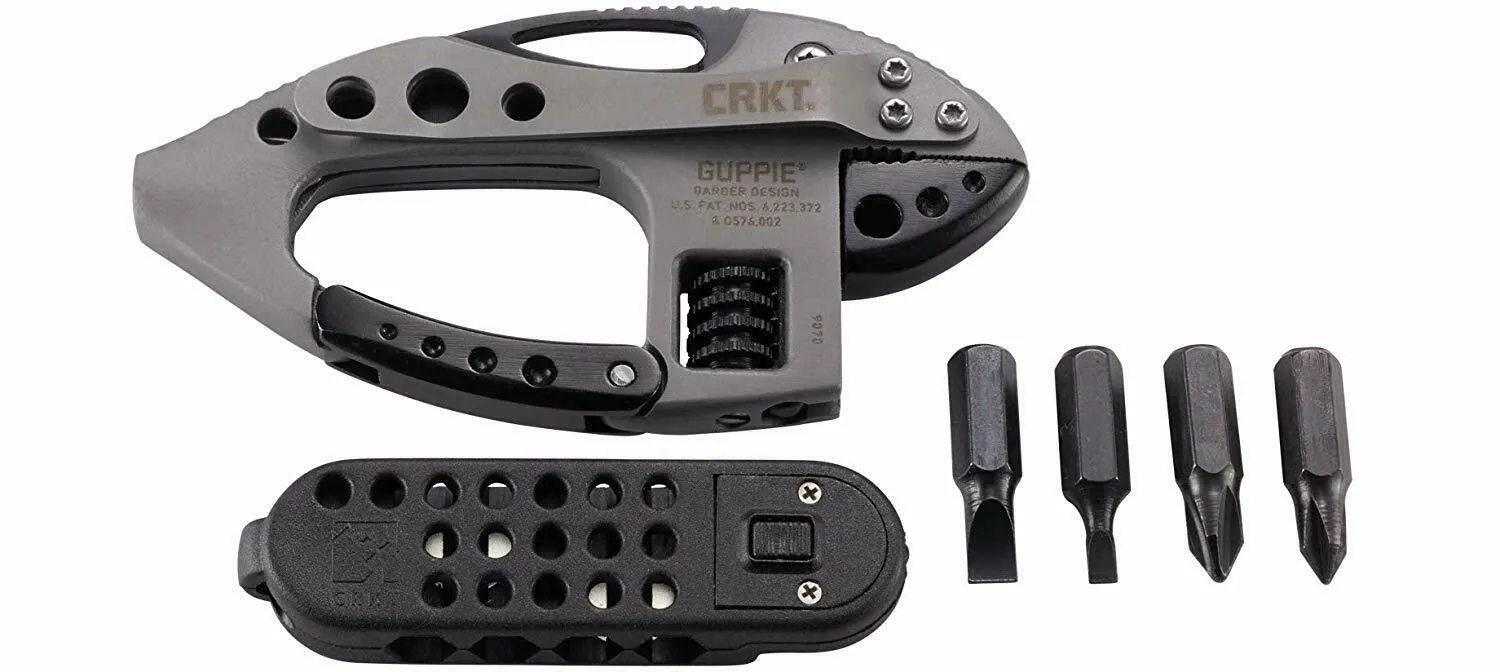 Columbia River Knife & Tool Guppie Multitool, Silver - 9070