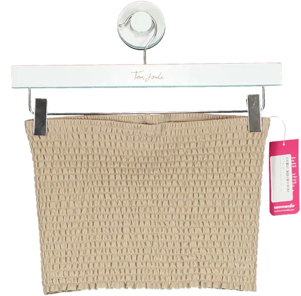 Commando Beige Smocked Tube Top UK XS/S