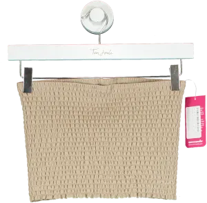 Commando Beige Smocked Tube Top UK XS/S