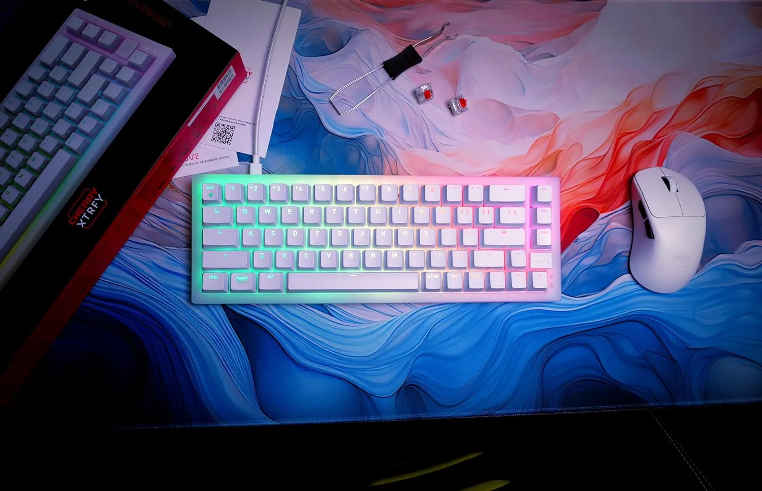 Compact Mechanical Gaming Keyboard 65% Hot-Swappable