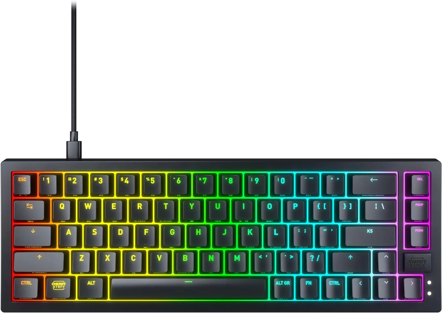 Compact Mechanical Gaming Keyboard 65% Hot-Swappable