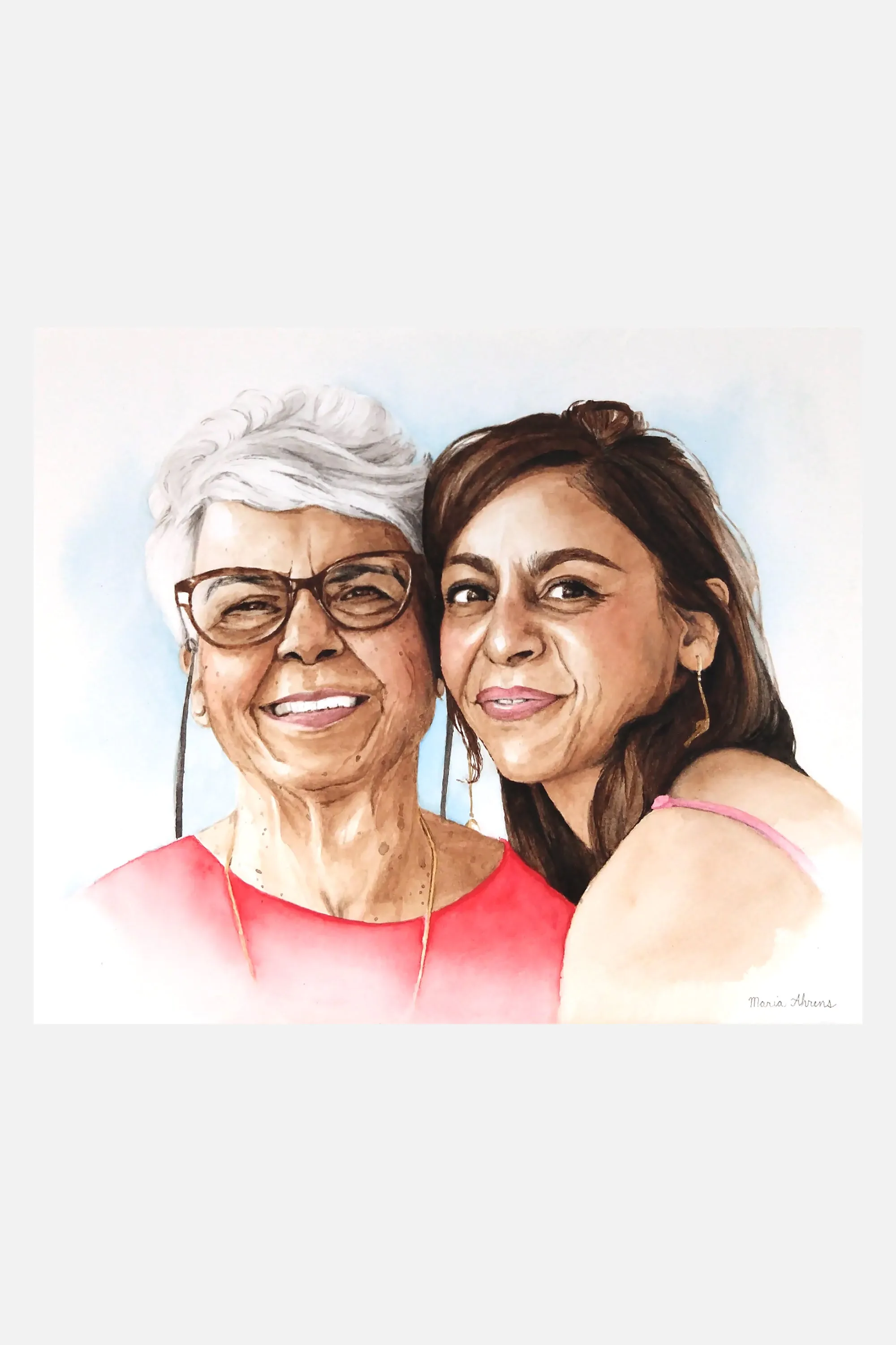 Complete Custom Watercolor Painting