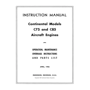 Continental C Series, C75, C85 Maintenance & Overhaul (COC75,85)