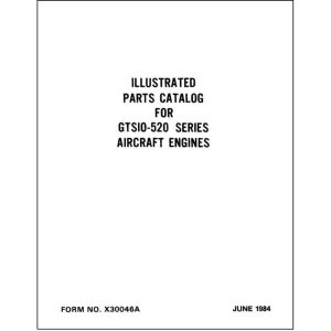 Continental GTSIO-520 Series 1984 Parts Catalog (X30046A)