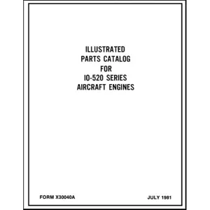 Continental IO-520 Series 1981 Parts Catalog (X-30040A)