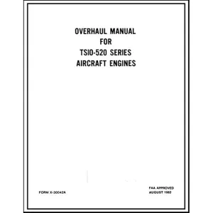 Continental TSIO-520 Series 1982 Overhaul Manual (X30042A)