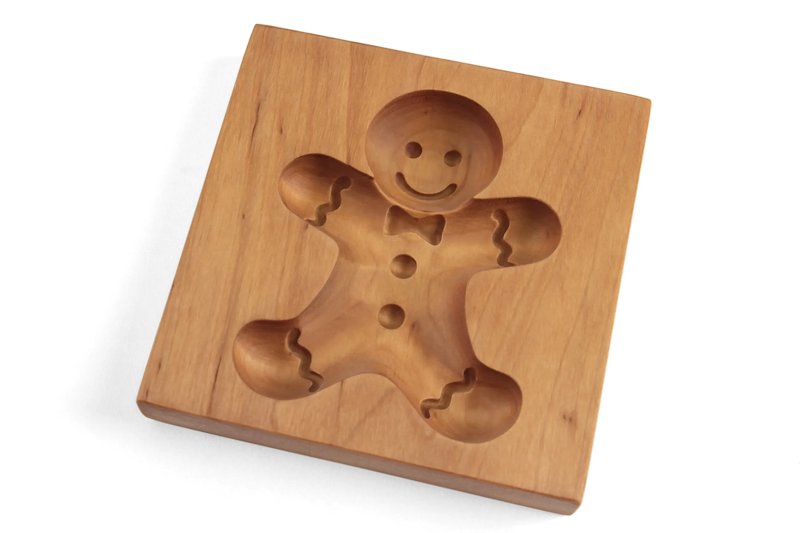 Cookie Mold, Gingerbread Man Christmas Cookie Cutter, Springerle Mold, Wooden Biscuit Stamp, Speculaas, Cookie Embosser, Shortbread Stamp, Xmas Gift