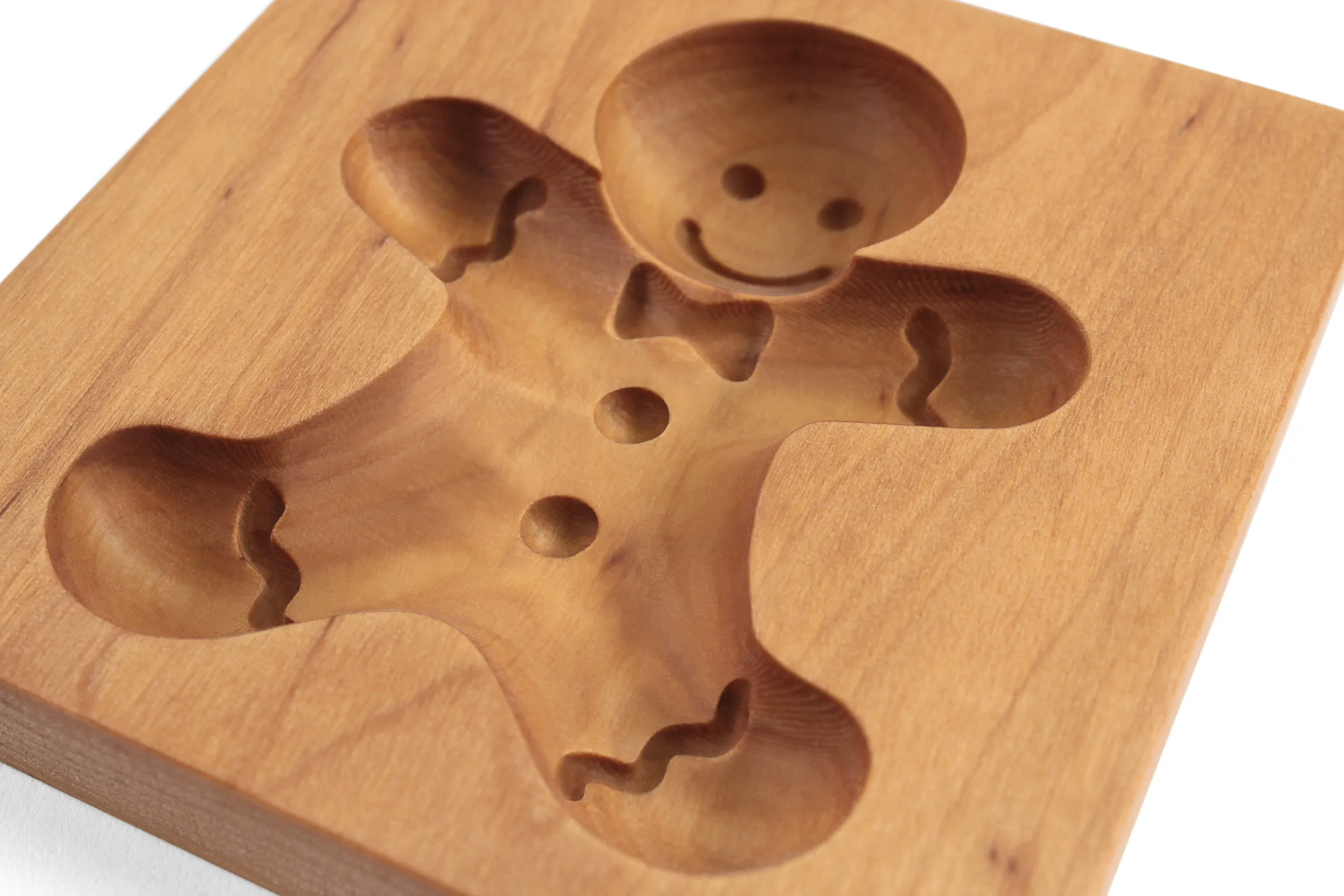 Cookie Mold, Gingerbread Man Christmas Cookie Cutter, Springerle Mold, Wooden Biscuit Stamp, Speculaas, Cookie Embosser, Shortbread Stamp, Xmas Gift