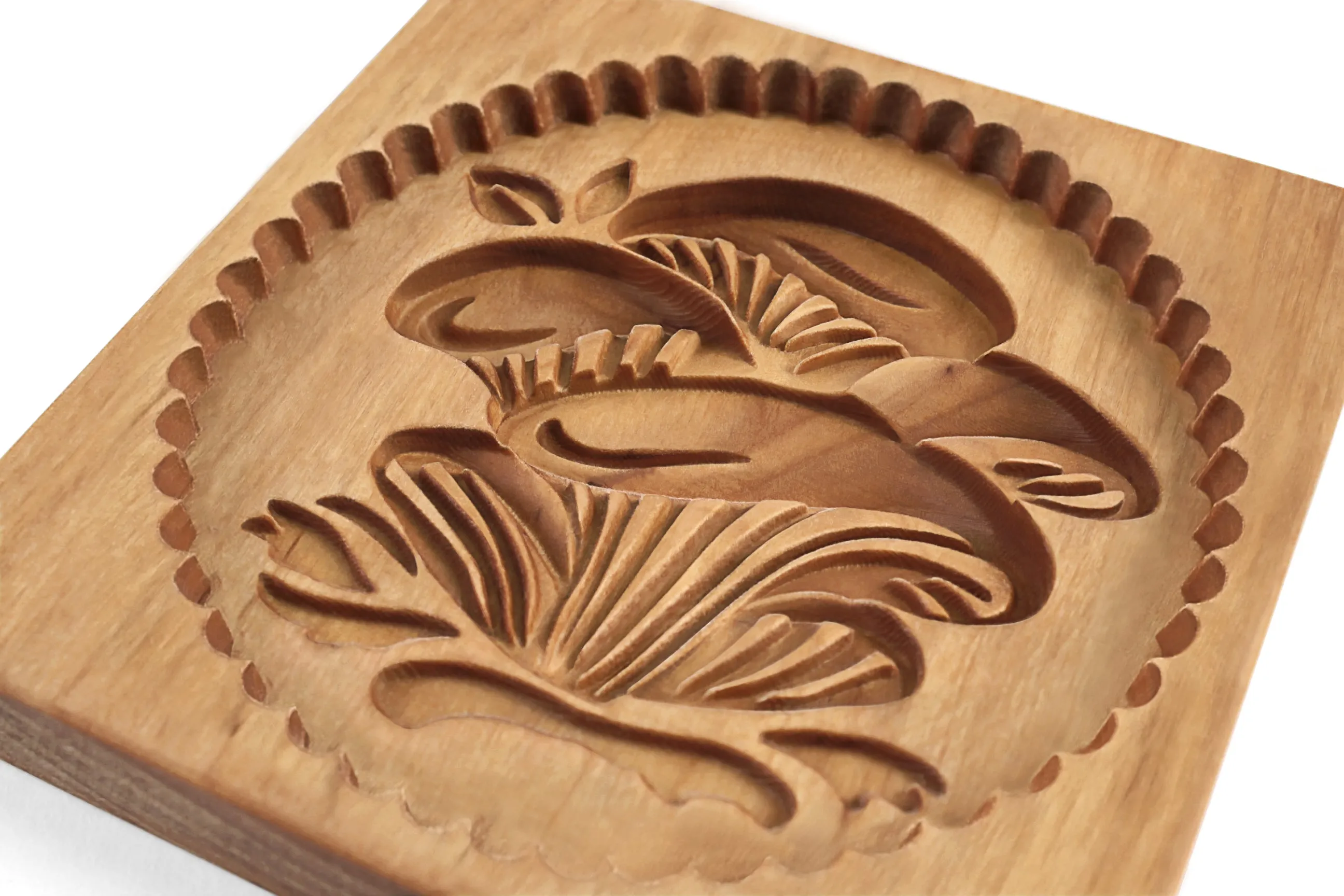 Cookie Mold,  Сhanterelles Springerle Mold, Girolles Xmas Cookie Cutter, Gingerbread, Speculaas, Clay Mold Gift, Christmas Gift