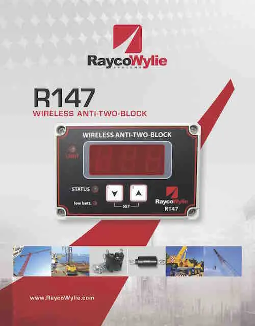 Crane Anti Two Block System - RaycoWylie R147