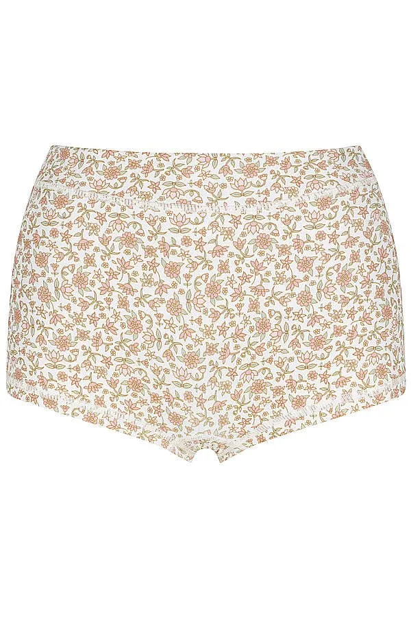 Cream Boho Misool Swim Short: Cream Boho / L