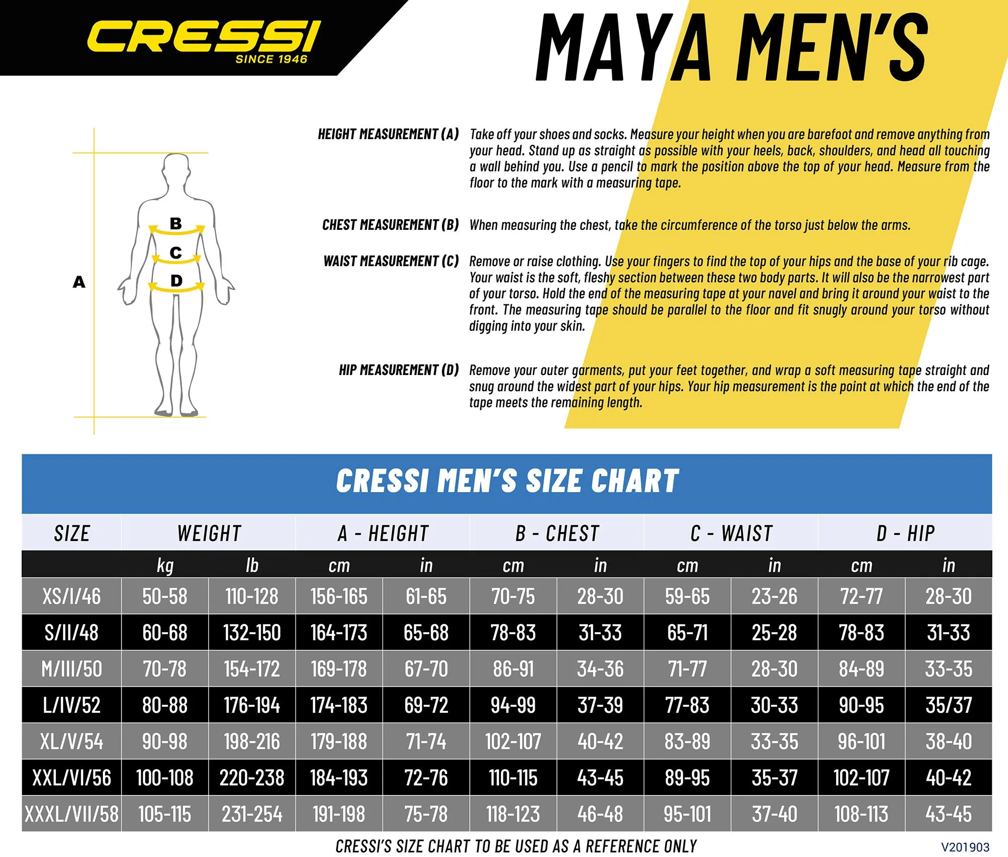 Cressi Maya Mens 7mm Wetsuit