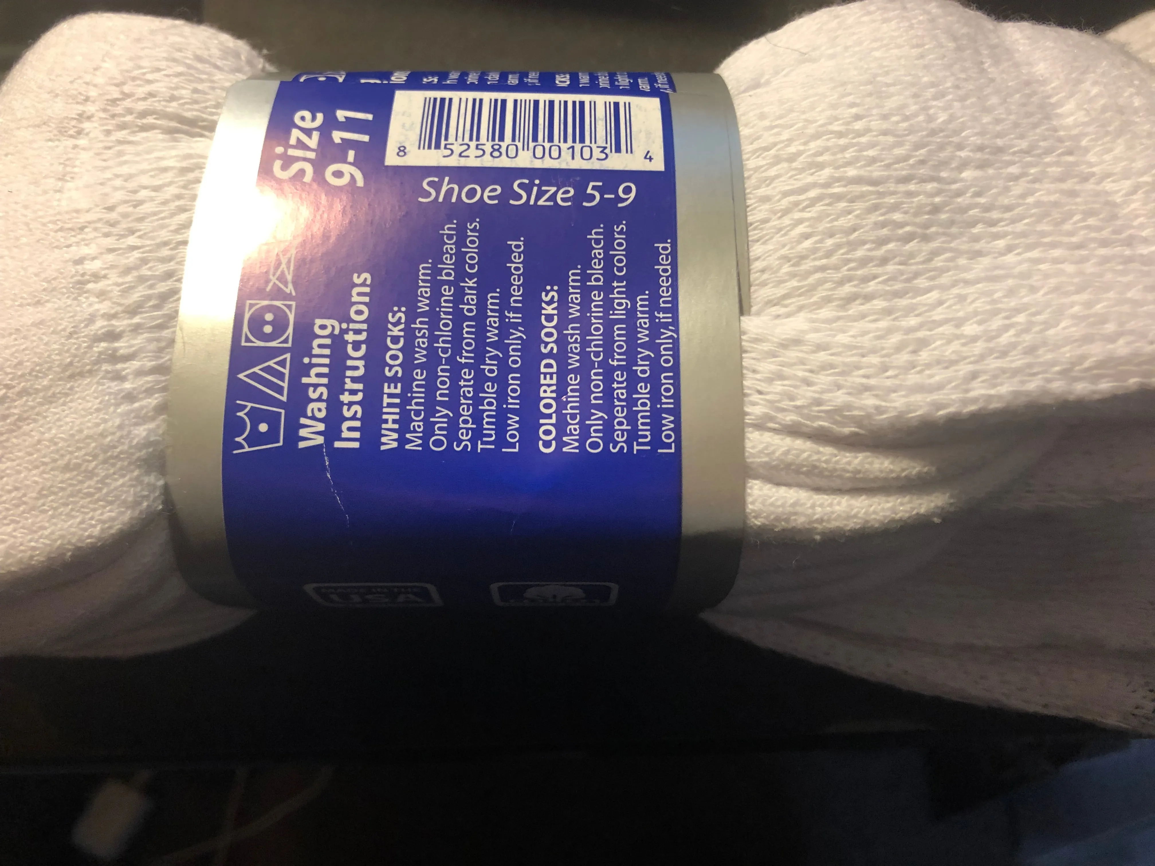 Cresswell Diabetic Crew Socks Women - White