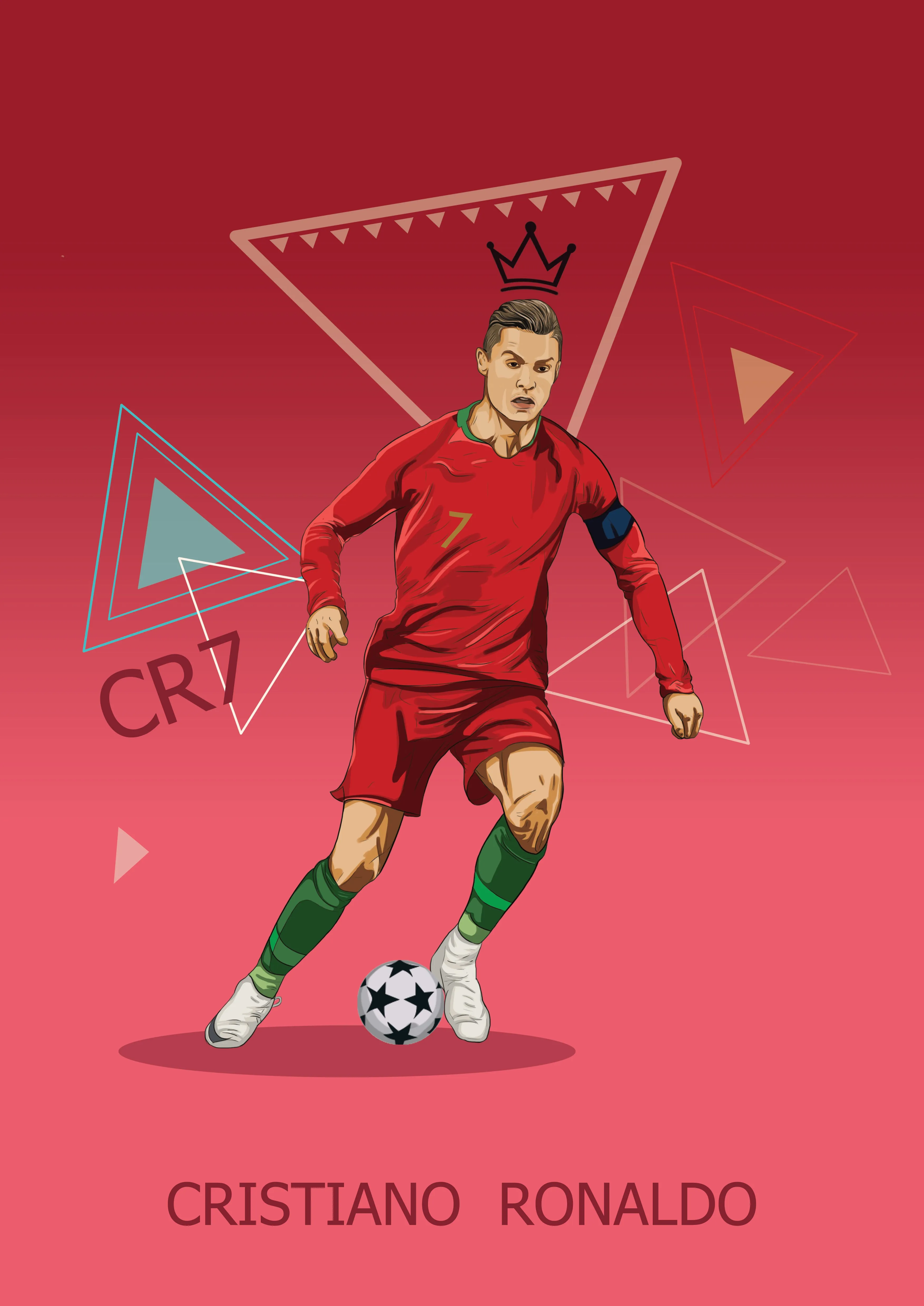 Cristiano Ronaldo - Illustration Art