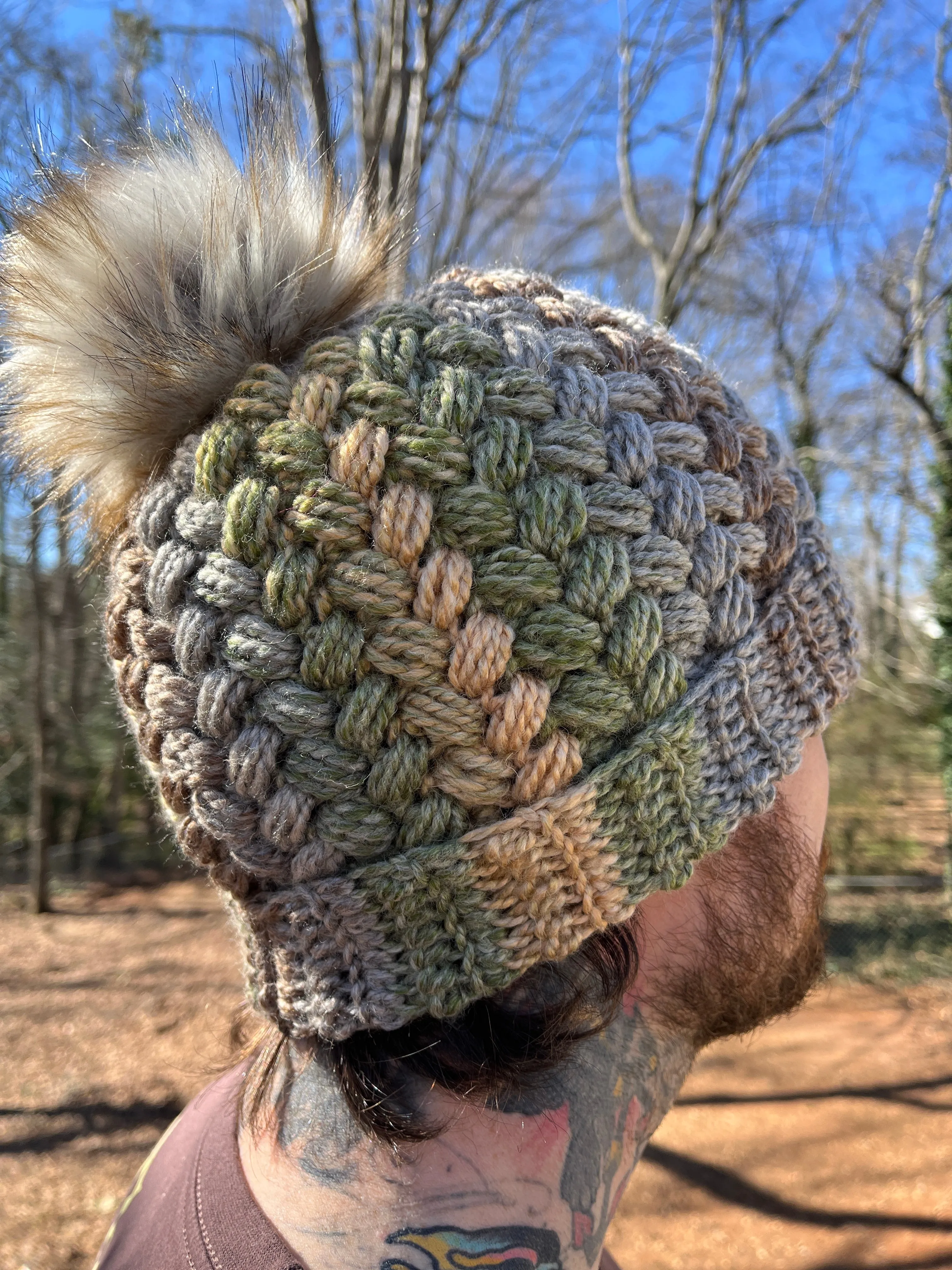 Crochet Pattern - Puffs-A-Plenty Hat