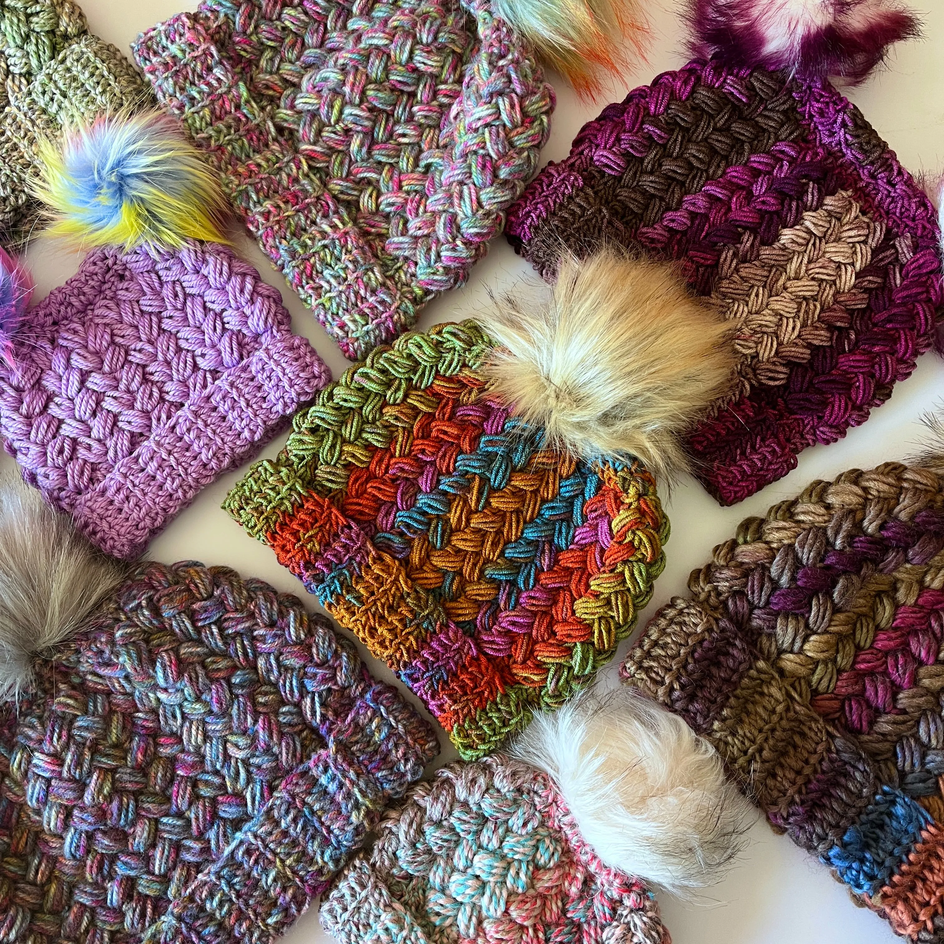 Crochet Pattern - Puffs-A-Plenty Hat
