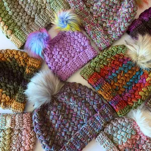 Crochet Pattern - Puffs-A-Plenty Hat