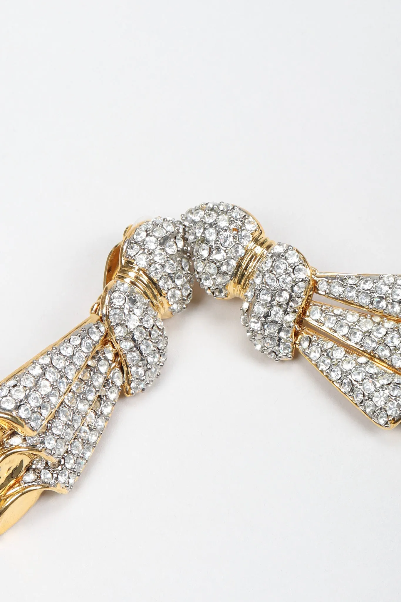 Crystal Knot Dangle Earrings