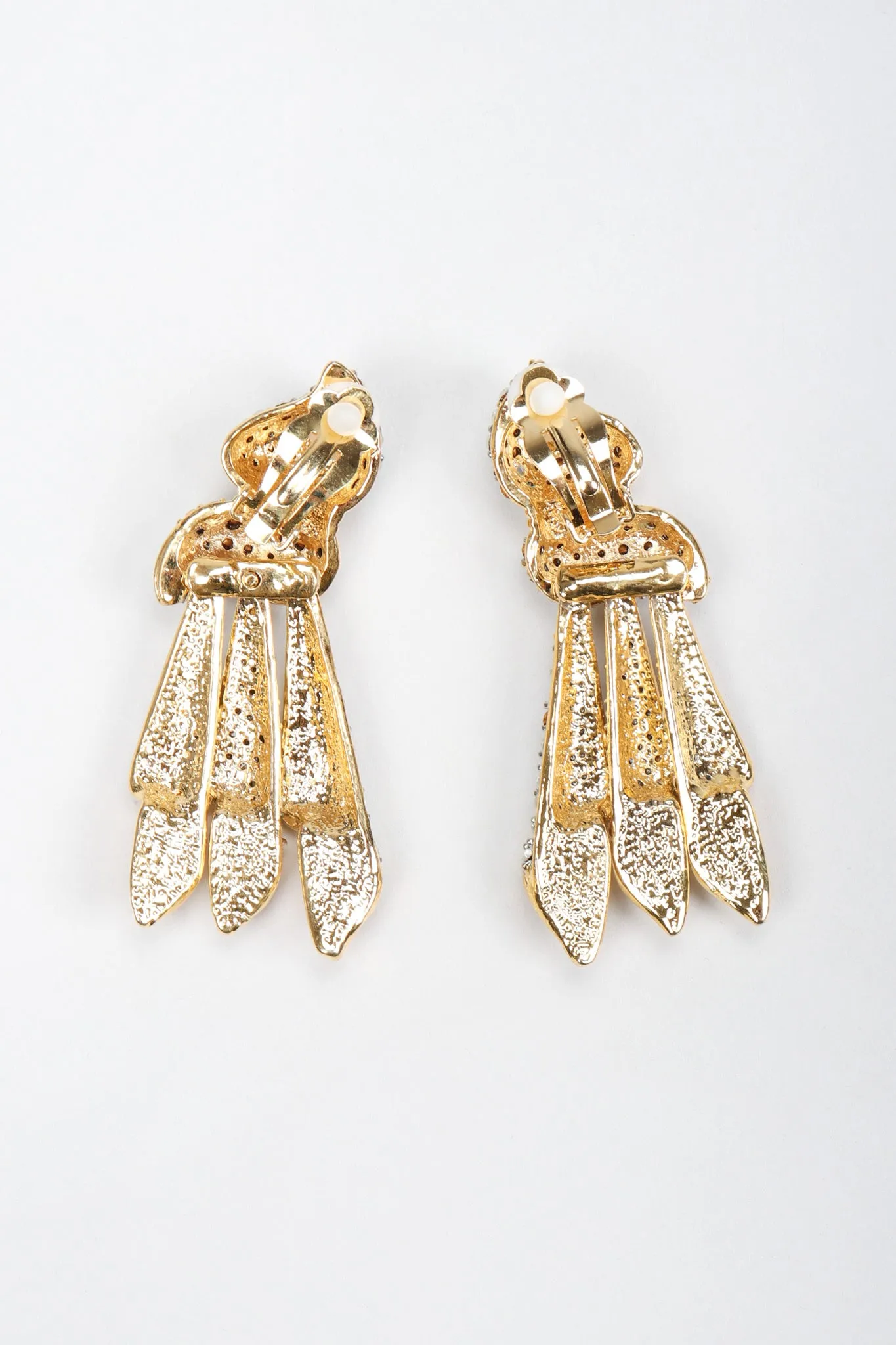 Crystal Knot Dangle Earrings