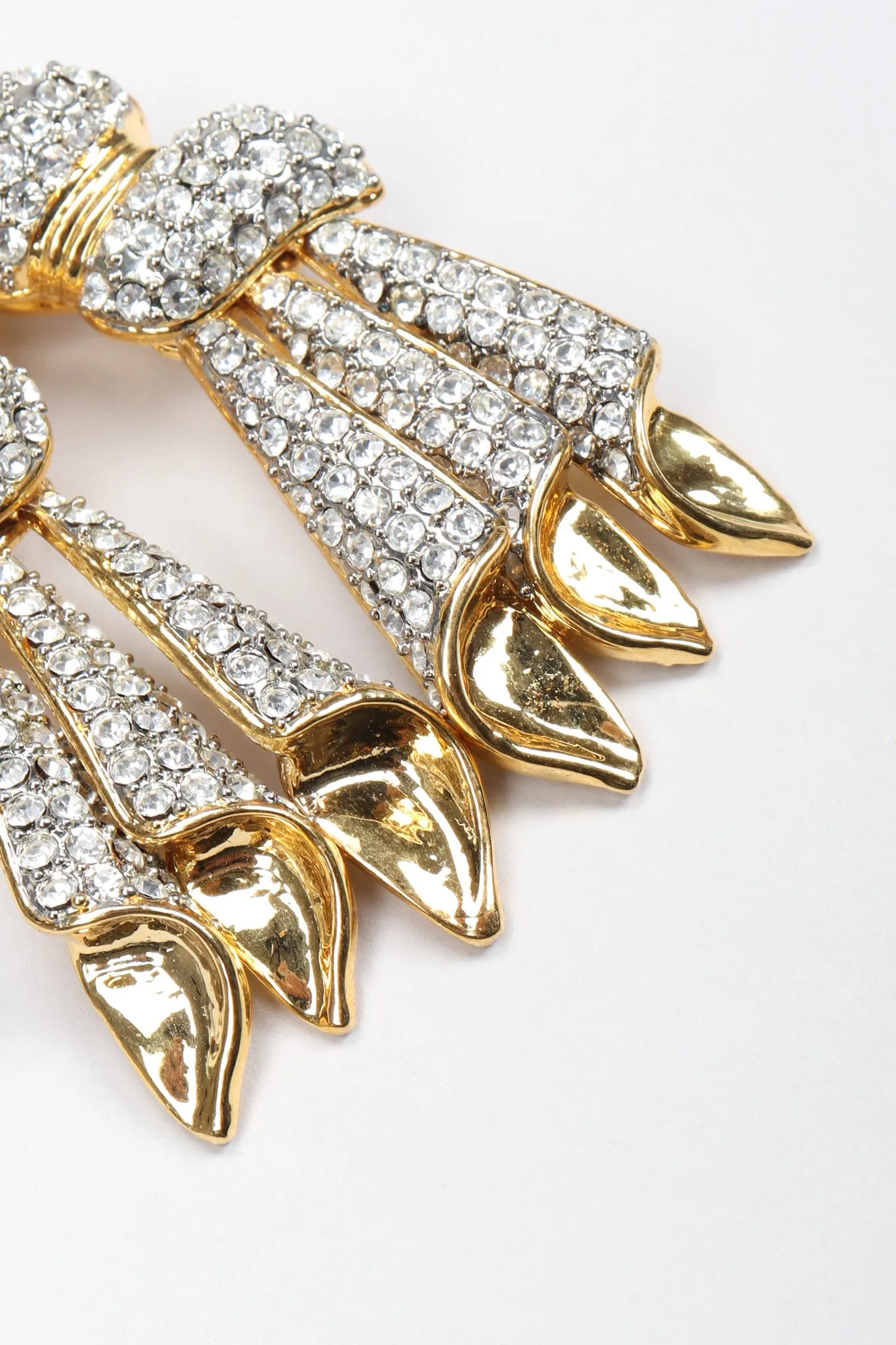 Crystal Knot Dangle Earrings