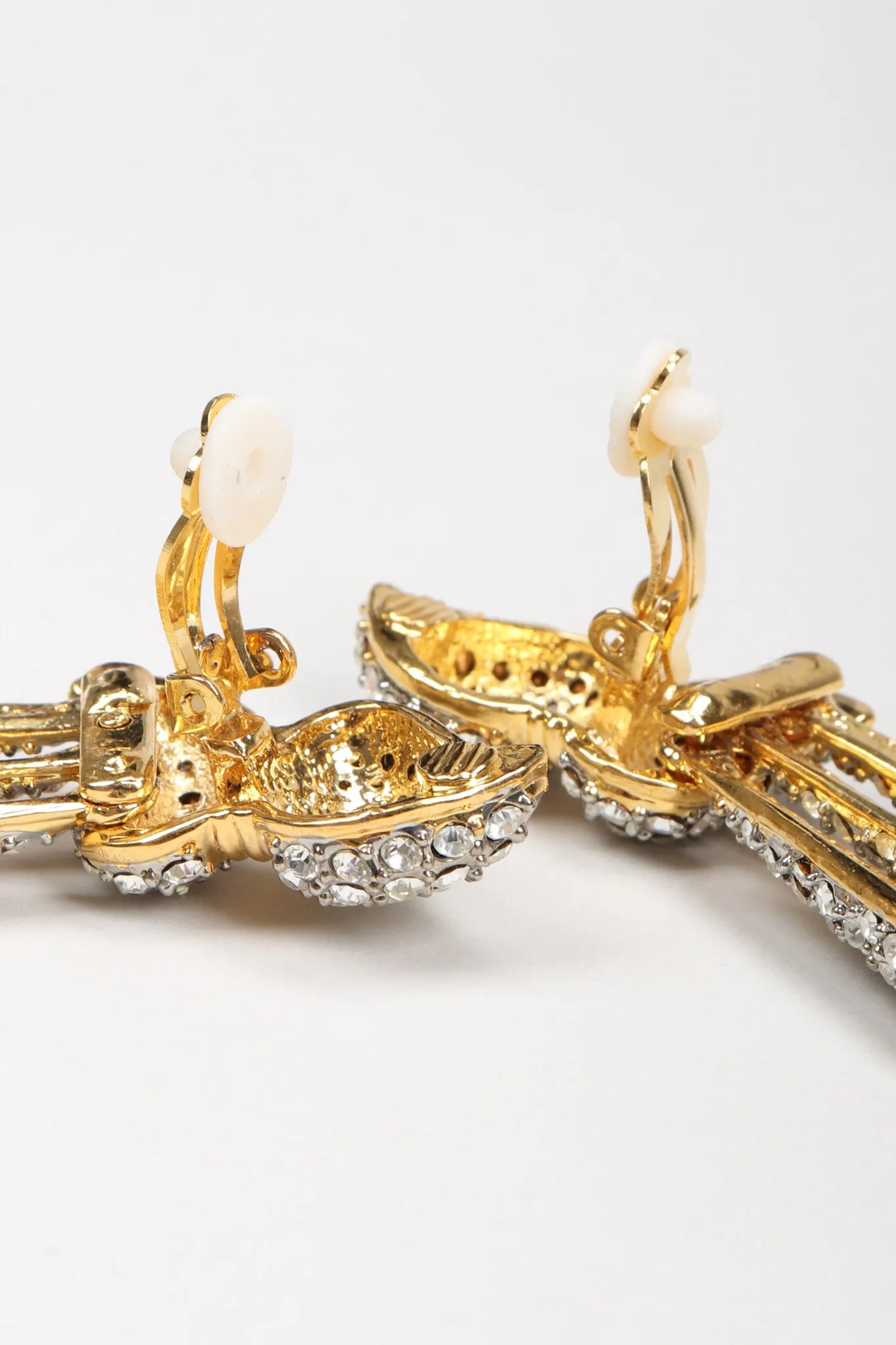 Crystal Knot Dangle Earrings